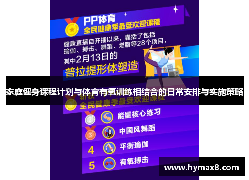 家庭健身课程计划与体育有氧训练相结合的日常安排与实施策略